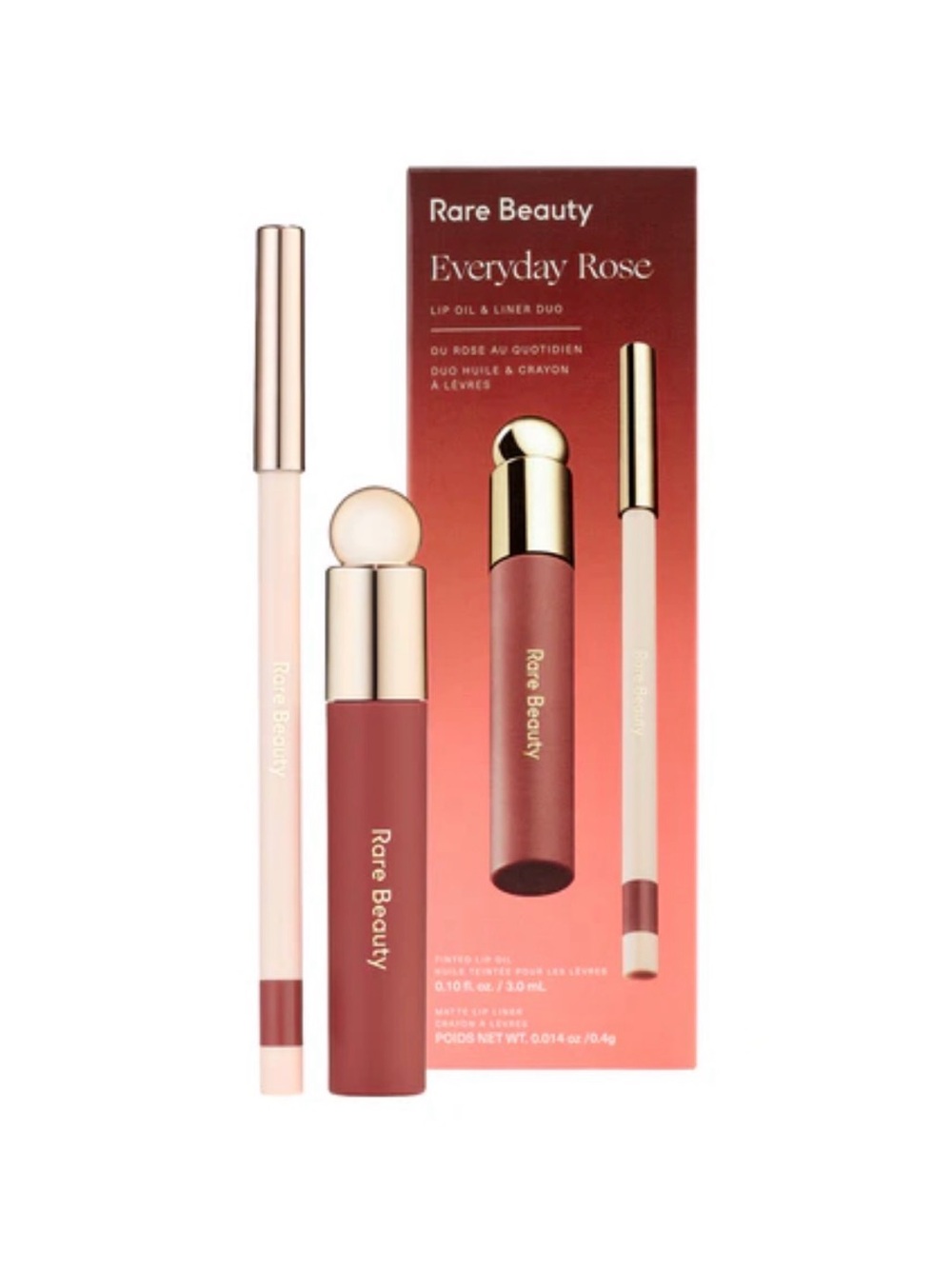 Rare Beauty Everyday Rose Lip Oil & Liner Duo - Rose Shade